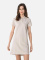 ADELE PIQUÉ DRESS WOMEN bézová